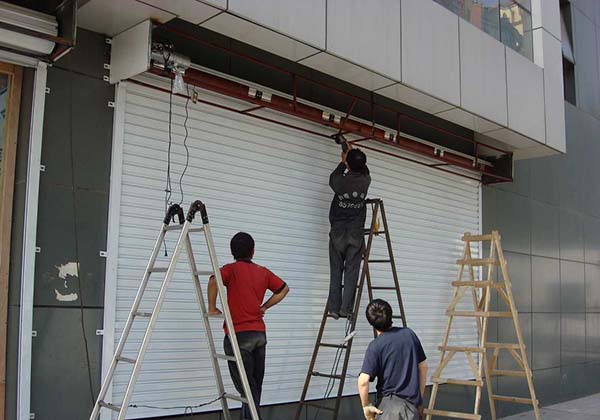 电动卷帘门实拍